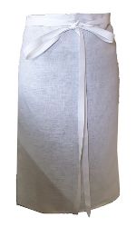Picture of Pure white cotton Liturgical apron for Maundy footwashing