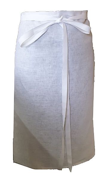 Picture of White cotton apron for Maundy Footwashing