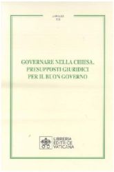 Picture of Governare nella Chiesa. Presupposti giuridici per il buon governo Annales Vol. 13