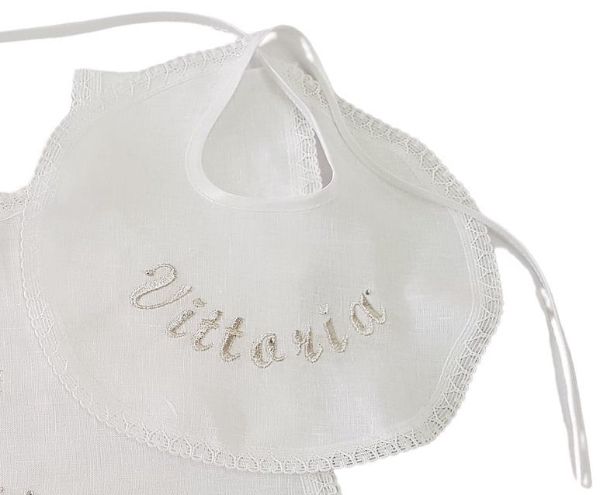 Immagine di Camicina Battesimo PERSONALIZZATA cotone