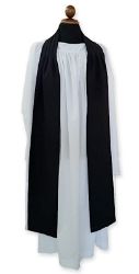 Picture of Black Anglican priestly Stole in polyester Vatican fabric