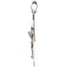 Imagen de Crucifijo moderno plata 925 bicolor para hombre mujer