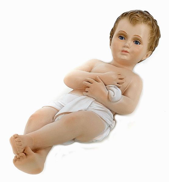 Immagine di Statua Gesù Bambino nudo 24 cm Lando Landi da esterno