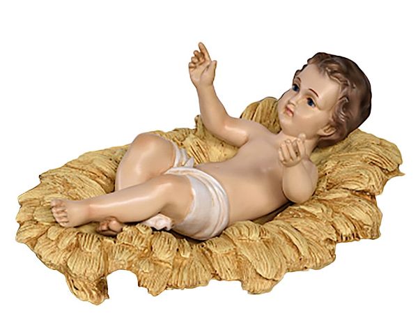 Immagine di Statua Gesù Bambino nudo 33 cm Lando Landi da esterno