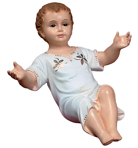 Immagine di Statua Bambinello Gesù resina 35 cm Lando Landi da esterno