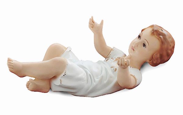 Immagine di Statua Bambinello Gesù resina 46 cm Lando Landi da esterno