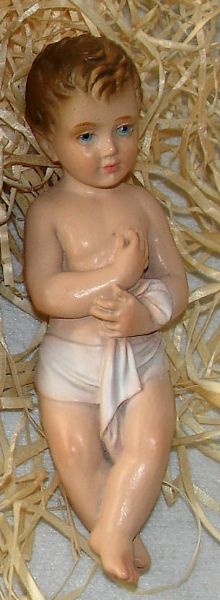 Immagine di Bambinello Gesù nudo 12 cm Lando Landi resina