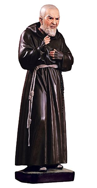 Immagine di Statua Padre Pio 58 cm resina resina da esterno