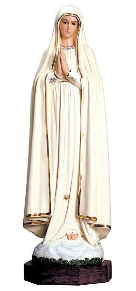 Picture of Our Lady of Fatima garden Statue 43,3 inch (110 cm) | fiberglass