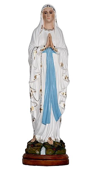 Immagine di Statua grande Madonna di Lourdes 110 cm da esterno