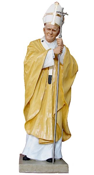 Picture of John Paul II large outdoor Statue 65 inch (165 cm) | fiberglass