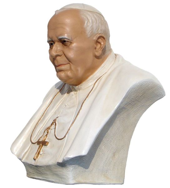Immagine di Busto Giovanni Paolo II 60 cm Lando Landi