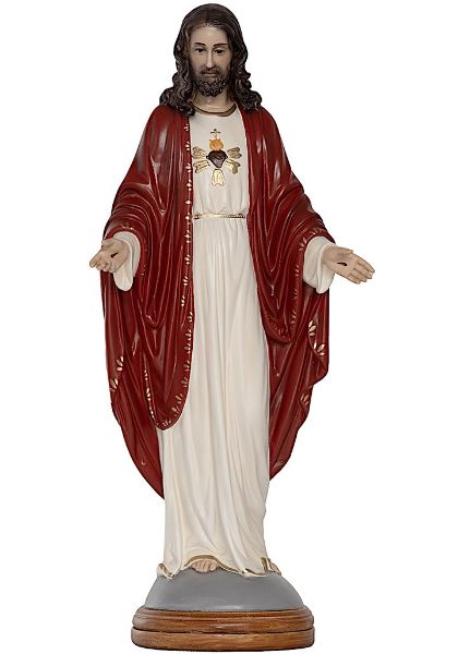 Immagine di Statua Sacro Cuore di Gesù 60 cm Lando Landi