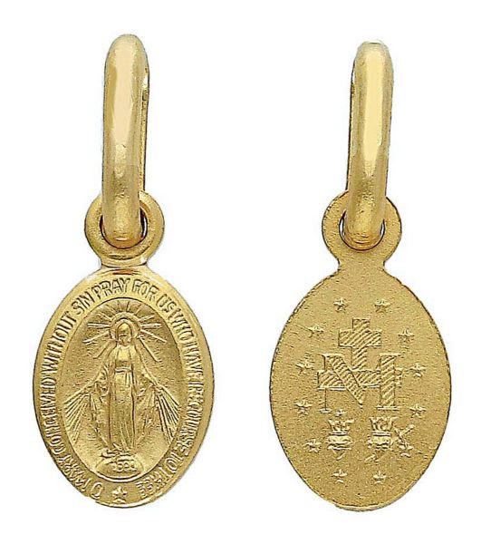 Imagen de Medalla de la Virgen Milagrosa gr 0,8 oro amarillo 18k