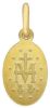 Immagine di Medaglia Miracolosa gr 1,3 oro giallo 18k e smalto blu