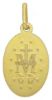 Imagen de Medalla la Milagrosa gr 2,2 oro amarillo 18k esmalte azul