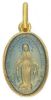 Imagen de Medalla la Milagrosa gr 2,2 oro amarillo 18k esmalte azul