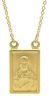 Picture of Yellow gold 18k Scapular Necklace gr 8,8 Virgin of Carmel