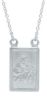 Picture of White gold 18k Scapular Necklace gr 8,3 Virgin of Carmel