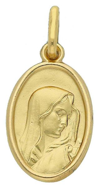 Imagen de Medalla Virgen Dolorosa gr 2,2 oro amarillo 18k