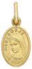 Picture of Our Lady of Medjugorje Medal gr 1,3 yellow gold 18k