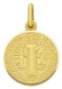 Imagen de Medalla de San Benito gr 3,9 oro amarillo 18k