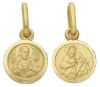 Picture of Yellow gold 18k Catholic Scapular Necklace gr 1,2