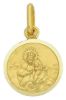 Picture of Yellow gold 18k Catholic Scapular Necklace gr 1,8