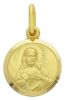 Picture of Yellow gold 18k Catholic Scapular Necklace gr 1,8
