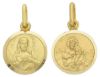 Picture of Yellow gold 18k Catholic Scapular Necklace gr 1,8