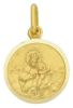 Picture of Yellow gold 18k Scapular Necklace gr 2,7 Virgin of Carmel