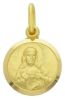 Picture of Yellow gold 18k Scapular Necklace gr 2,7 Virgin of Carmel