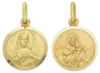 Picture of Yellow gold 18k Scapular Medal gr 3,5 Made in Italy