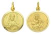 Picture of Yellow gold 18k Scapular Medal Necklace gr 6