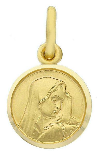 Imagen de Medalla Virgen Dolorosa gr 1,4 oro amarillo 18k