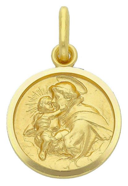 Immagine di Medaglia Sant’Antonio da Padova gr 2,8 oro giallo 18k