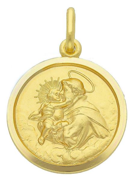 Immagine di Medaglia Sant’Antonio da Padova gr 4,6 oro giallo 18k