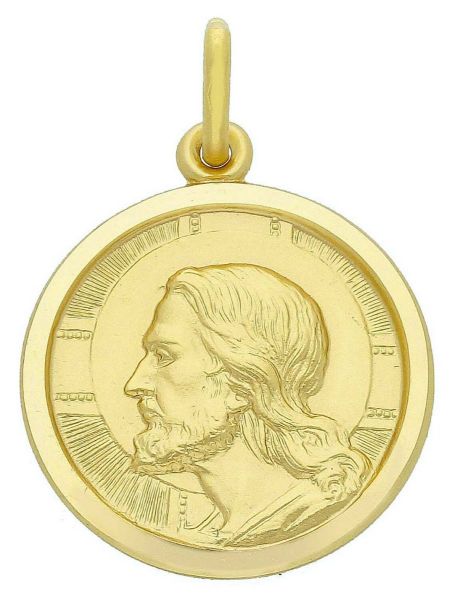 Picture of Christ the Redeemer Necklace gr 5 yellow gold 18k