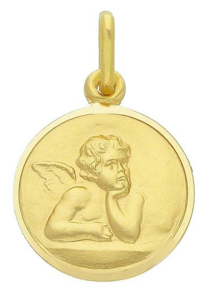 Immagine di Medaglia Angelo di Raffaello gr 2,4 oro giallo 18k
