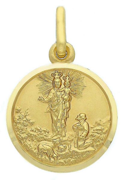 Picture of Our Lady of the Guard Medal gr 2,4 yellow gold 18k