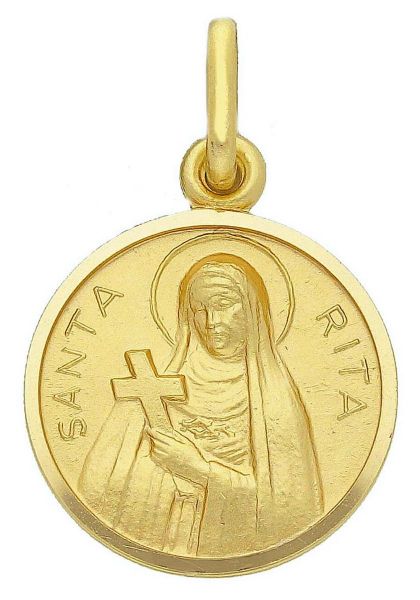 Picture of St. Rita Pendant gr 2,5 yellow gold 18k