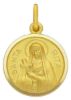 Imagen de Medalla Santa Rita de Casia gr 3,3 oro amarillo 18k
