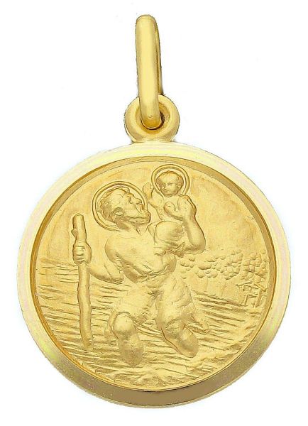 Immagine di Medaglia San Cristoforo gr 3,3 oro giallo 18k