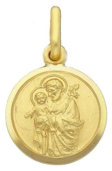 Imagen de Medalla San José gr 2,7 oro amarillo 18k