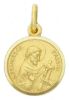 Imagen de Medalla San Francisco de Asís gr 2,6 oro amarillo 18k