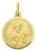 Imagen de Medalla San Francisco de Asís gr 3,3 oro amarillo 18k