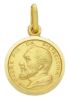 Imagen de Medalla Padre Pio de Pietrelcina gr 2,5 oro amarillo 18k