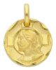 Picture of Holy Face of Jesus Necklace gr 3,4 yellow gold 18k