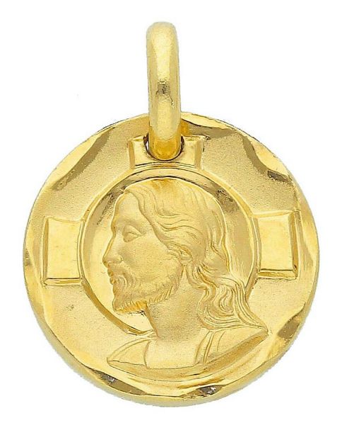 Picture of Holy Face of Jesus Necklace gr 3,4 yellow gold 18k