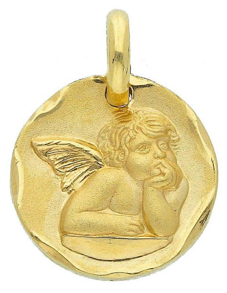 Picture of Angel Medal (Raphael) gr 3,7 yellow gold 18k